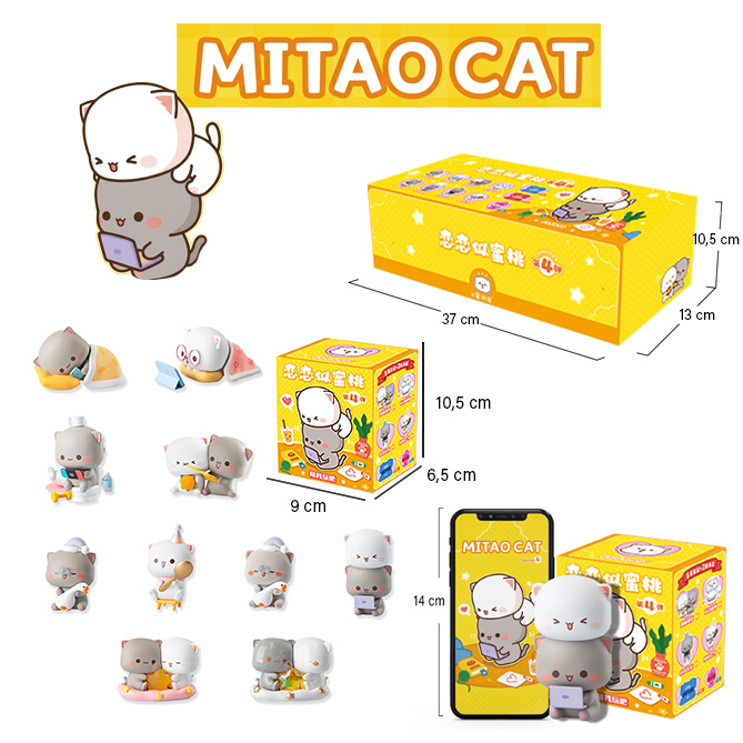 MITAO CAT Season 4 8cm In blind box (xcm) In espo da 8pz 11ass…x8…x96